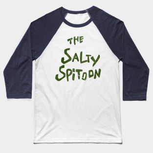 The Salty Spitoon logo - washed Baseball T-Shirt